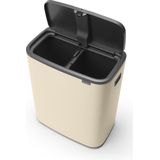 Brabantia Bo Touch Bin - Prullenbak - 2 x 30 Liter - Soft Beige