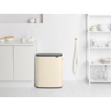 Brabantia Bo Touch Bin - Prullenbak - 2 x 30 Liter - Soft Beige