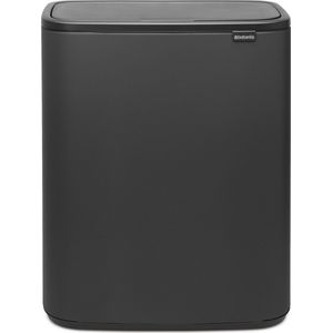 Brabantia - Bo Touch Bin - Prullenbak - Mineral Infinite Grey - 60 Liter