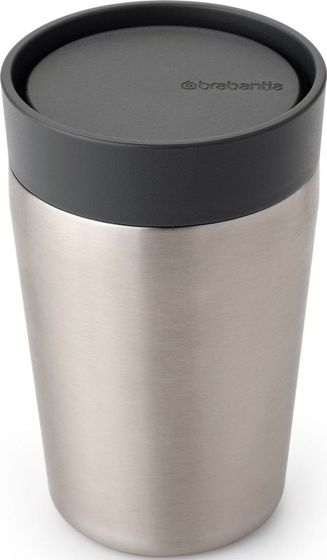 Brabantia Make & Take Thermosbeker - 0,2 l - Koffiebeker - Dark Grey