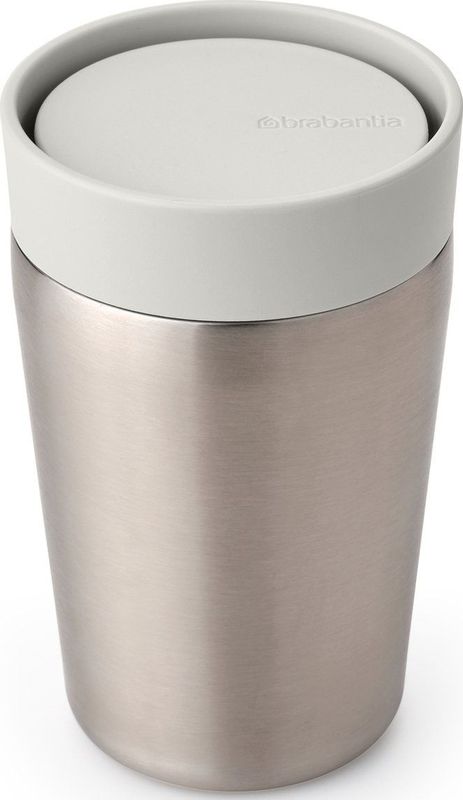 Brabantia Make & Take Thermosbeker - 0,2 l - Koffiebeker - Light Grey