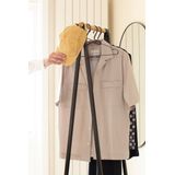 Brabantia - Linn Kledingrek Compact - Matt Black - Bamboe Roede - Ruimtebesparend