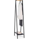 Brabantia - Linn Kledingrek Compact - Matt Black - Bamboe Roede - Ruimtebesparend