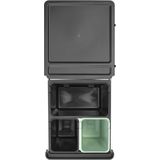 Brabantia - Sort & Go Inbouw Prullenbak - Jade Green en Dark Grey - 10+10+20 Liter