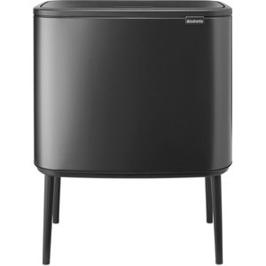 Brabantia - Bo Touch Bin - Prullenbak - Confident Grey - 36 Liter