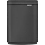 Brabantia - Bo Prullenbak - 4 Liter - Mineral Infinite Grey - Ruimtebesparend