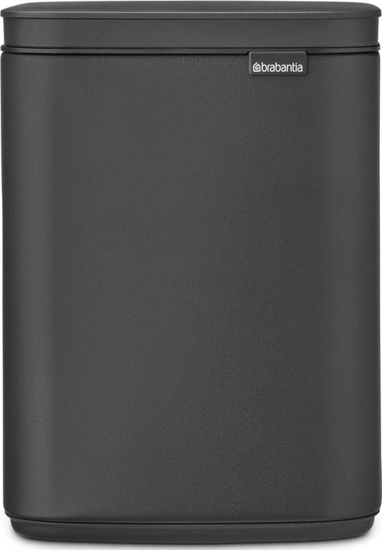 Brabantia - Bo Prullenbak - 4 Liter - Mineral Infinite Grey - Ruimtebesparend