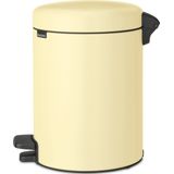 Brabantia - NewIcon Prullenbak - Mellow Yellow - 5 Liter - Stevige Pedaalemmer