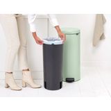 Brabantia NewIcon Prullenbak 30 liter Jade Green