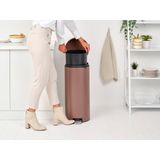 Brabantia - NewIcon - Pedaalemmer - Satin Taupe - 30 Liter