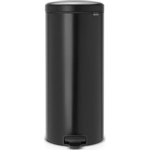 Brabantia NewIcon Prullenbak - 30 Liter - Matt Black - Kunststof Binnenemmer