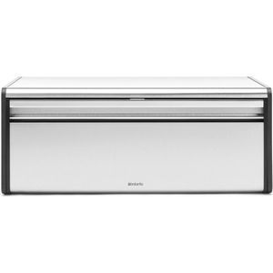 Brabantia Broodtrommel - met klepdeksel - Matt Steel