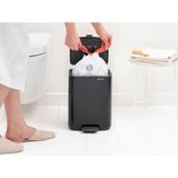 Brabantia - Bo Pedaalemmer - Matt Black - 7 l