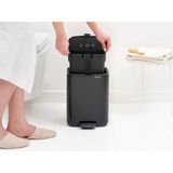 Brabantia - Bo Pedaalemmer - Matt Black - 7 l