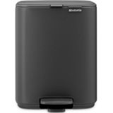 Brabantia - Bo Pedaalemmer - Mineral Infinite Grey - 7 l