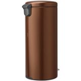 Brabantia - NewIcon Prullenbak - 30 Liter - Warm Bronze - Roestvrijstaal