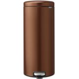 Brabantia - NewIcon Prullenbak - 30 Liter - Warm Bronze - Roestvrijstaal