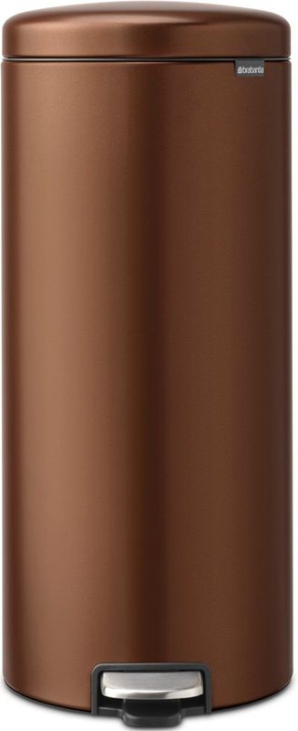 Brabantia - NewIcon Prullenbak - 30 Liter - Warm Bronze - Roestvrijstaal