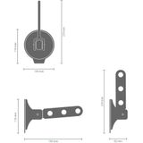 Brabantia Inklapbare Kledinghaak - met Zuignap - Black