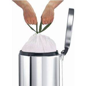 Brabantia PerfectFit 23-30 Liter Slimline Vuilniszakken G Rol A 20 Zakken Wit Brabantia Afvalzak
