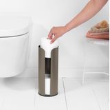 Brabantia - ReNew - Reserverolhouder - Platinum - Vrijstaand - Capaciteit 3 Rollen