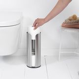 Brabantia ReNew - Reserverolhouder - Matt Steel - Vrijstaand - Capaciteit 3 Rollen