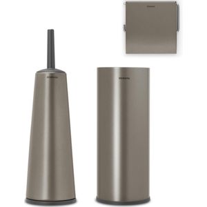 Brabantia ReNew Toiletaccessoires Set - 3-delig - Platinum