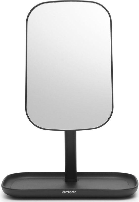 Brabantia - ReNew Make-up Spiegel - Dark Grey - met Accessoireschaal