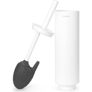 Brabantia MindSet WC Borstel met houder Siliconen Vrijstaand en hangend Mineral Fresh White