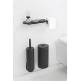 Brabantia - MindSet - WC Rolhouder - Mineral Infinite Grey - Hangend - Met Plankje
