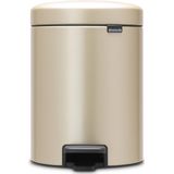 Brabantia - NewIcon - Prullenbak - Metallic Gold - Metaal - 5L
