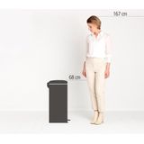 Brabantia - NewIcon - Prullenbak - Metallic Gold - Metaal - 30L