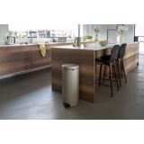 Brabantia - NewIcon - Prullenbak - Metallic Gold - Metaal - 30L