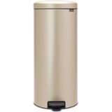 Brabantia - NewIcon - Prullenbak - Metallic Gold - Metaal - 30L