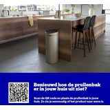 Brabantia - Touch Bin - Prullenbak - Metallic Gold - 30 liter