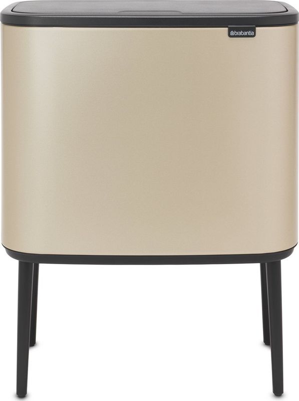 Brabantia Bo Touch Bin Prullenbak - Metallic Gold - 36 Liter - Ruimtebesparend
