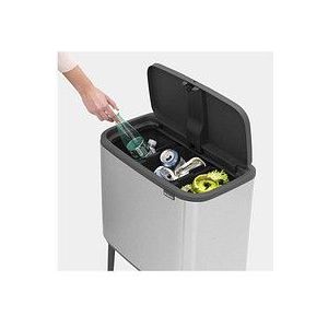 Brabantia Bo Touch Bin Prullenbak - 3 x 11 liter - Afvalscheiding - Matt Steel Fingerprint Proof
