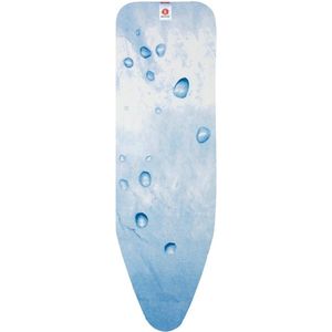 Brabantia Strijkplankhoes Toplaag, 2mm Schuimlaag, Ice Water, Strijkplank B (124 x 38 cm)