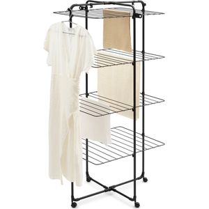 Brabantia - HangOn Droogtoren - Matt Black - Inklapbaar Wasrek - 30 m