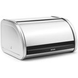 Brabantia Broodtrommel met Schuifdeksel Medium Matt Steel