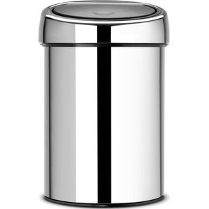 Brabantia Touch Bin Prullenbak 3 liter Brilliant Steel