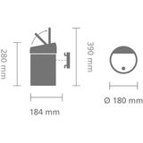 Brabantia - Touch Bin - Afvalemmer - Zwart - 3 Liter - Metaal