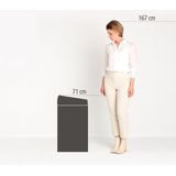 Brabantia - Touch Bin - Prullenbak - Matt Black - 60 Liter