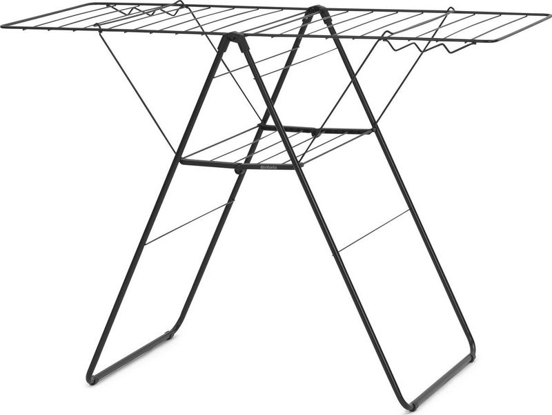 Brabantia HangOn Droogrek 20m Inklapbaar Wasrek Matt Black