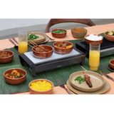 Brabantia Schotelwarmer / Rechaud - met 2 Kaarsjes - Matt Black