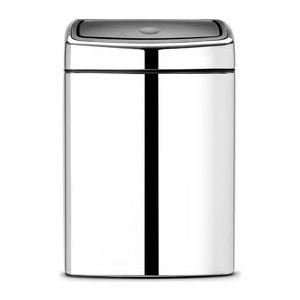 Brabantia Touch Bin Prullenbak - 10 liter - Brilliant Steel