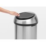 Brabantia - Touch Bin - Afvalemmer - Zilver - RVS - 60L