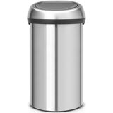 Brabantia - Touch Bin - Afvalemmer - Zilver - RVS - 60L