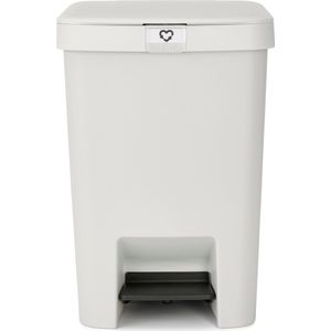 Brabantia StepUp Prullenbak - Pedaalemmer - 25 liter - Light Grey