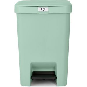 Brabantia - StepUp Prullenbak - Pedaalemmer - Jade Green - 25 Liter - Gerecycled Materiaal